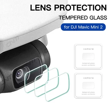 Osłona obiektywu dla DJI Mavic Mini / 2 / 2 SE / SE dron z kamerą akcesoria foliowe anty-przeciw zarysowaniom ze szkła hartowanego
