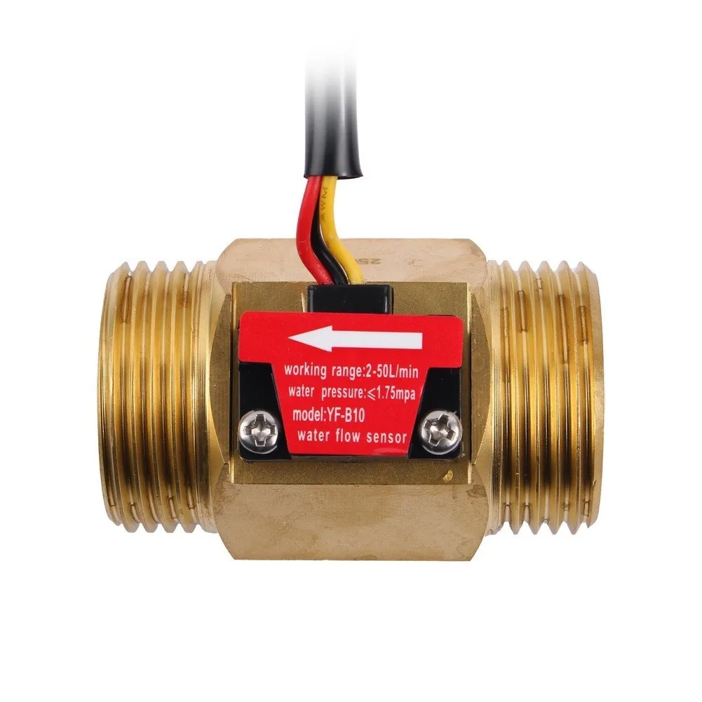For pulse Flow Meter 1 inch for For water Heater Control Using Hall Sensor Technology and 1-50 L/min Flow Capacity