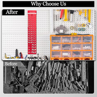 AT14 34 Nut And Bolt Thread Checker, Thread Checker Standard And Metric Plate Wall Mount Screw Sizes And Thread Specs