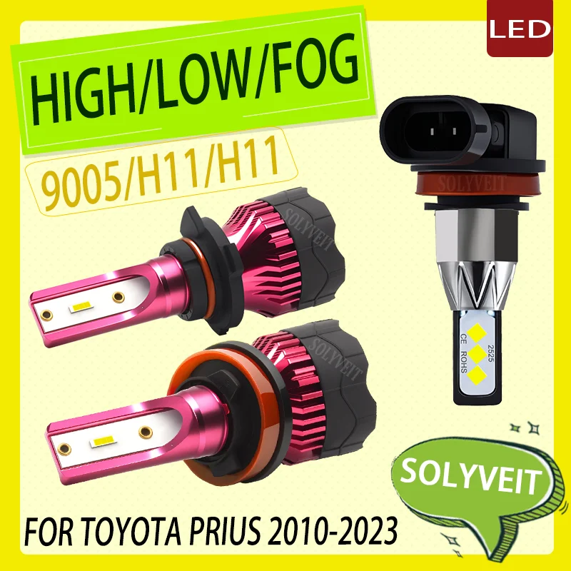 

Easy Installation Waterproof 9005 H11 H11 LED Headlight foglight For TOYOTA PRIUS 2010 2011 2012 2013 2014 2015 2016 2017-2023