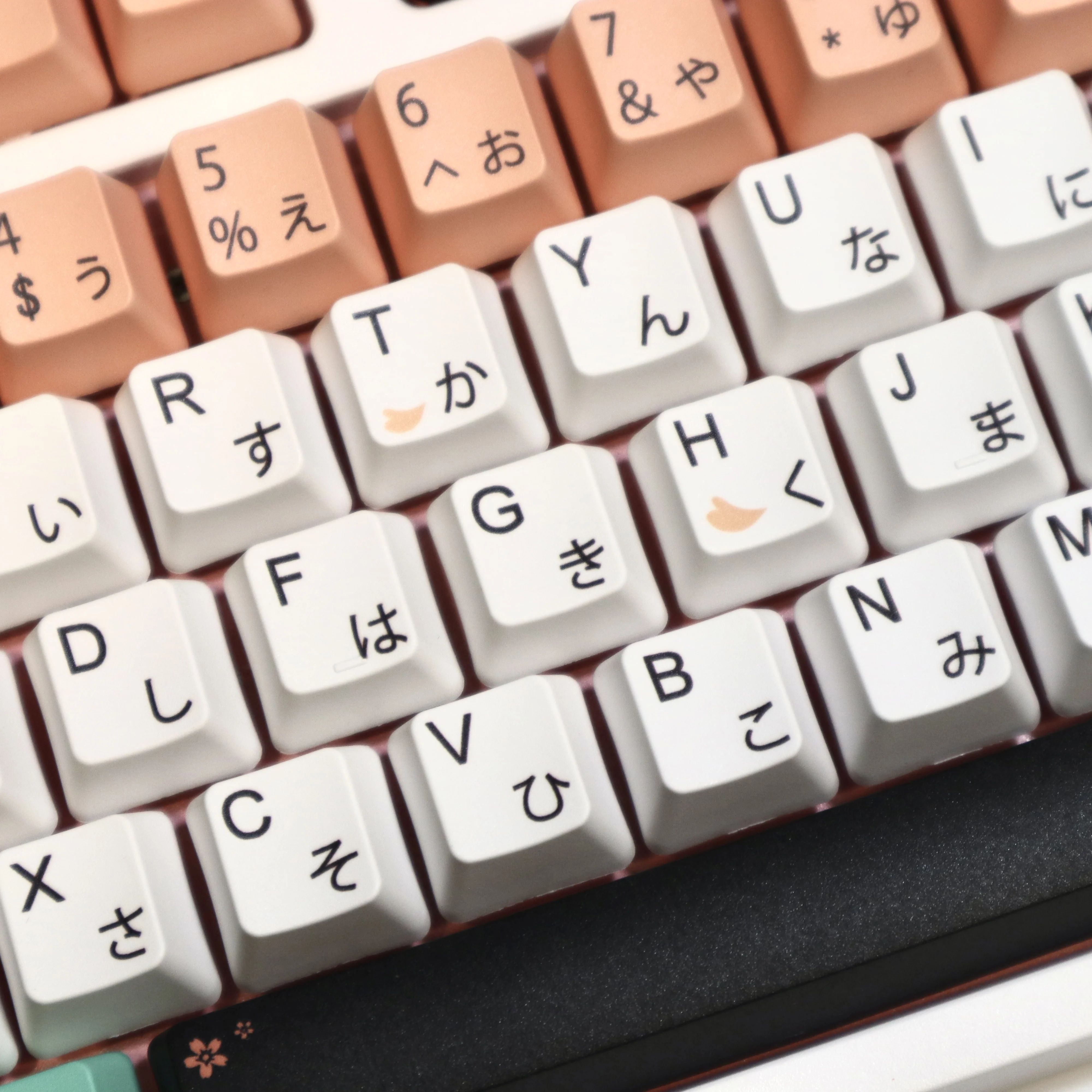 Okita keycaps PBT material OEM height, sublimation mechanical keyboard keycaps, hot brother peripherals