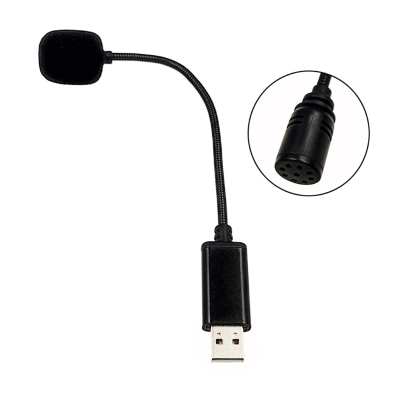 

Mini USB 2.0 Microphone Portable Adjustable MIC Anti-Noise Adapter For Laptop/Notebook/PC For Windows