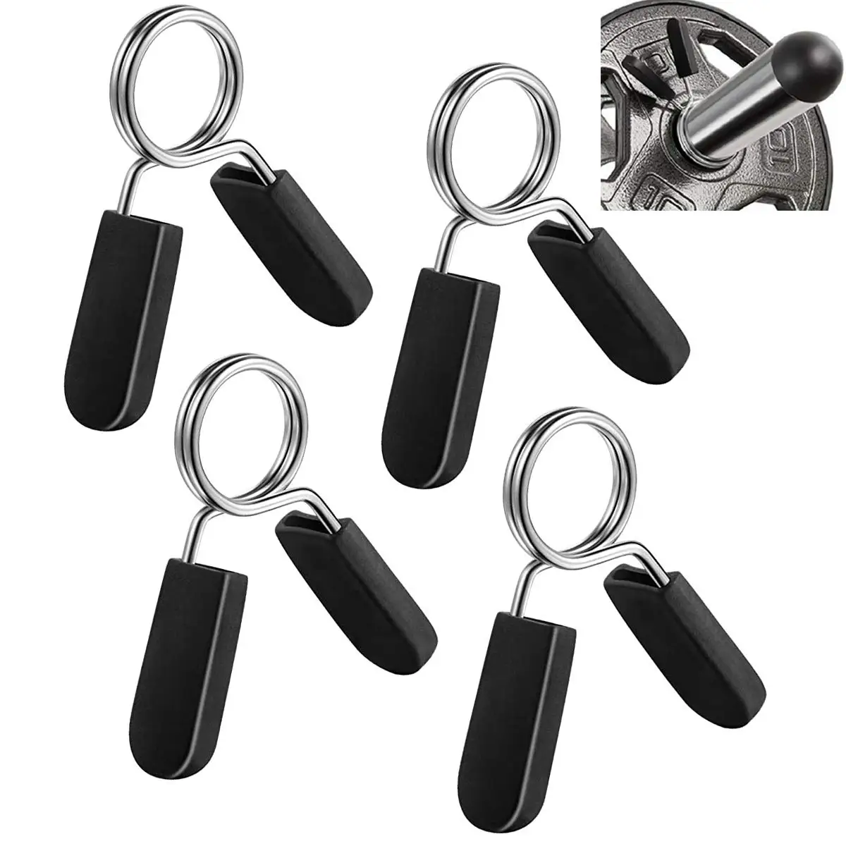 2026 25/28/30 Spinlock Collars Barbell Collar Lock Dumbbell Clips Spring Clip Barbell Spring Clamp Collarspromote sales