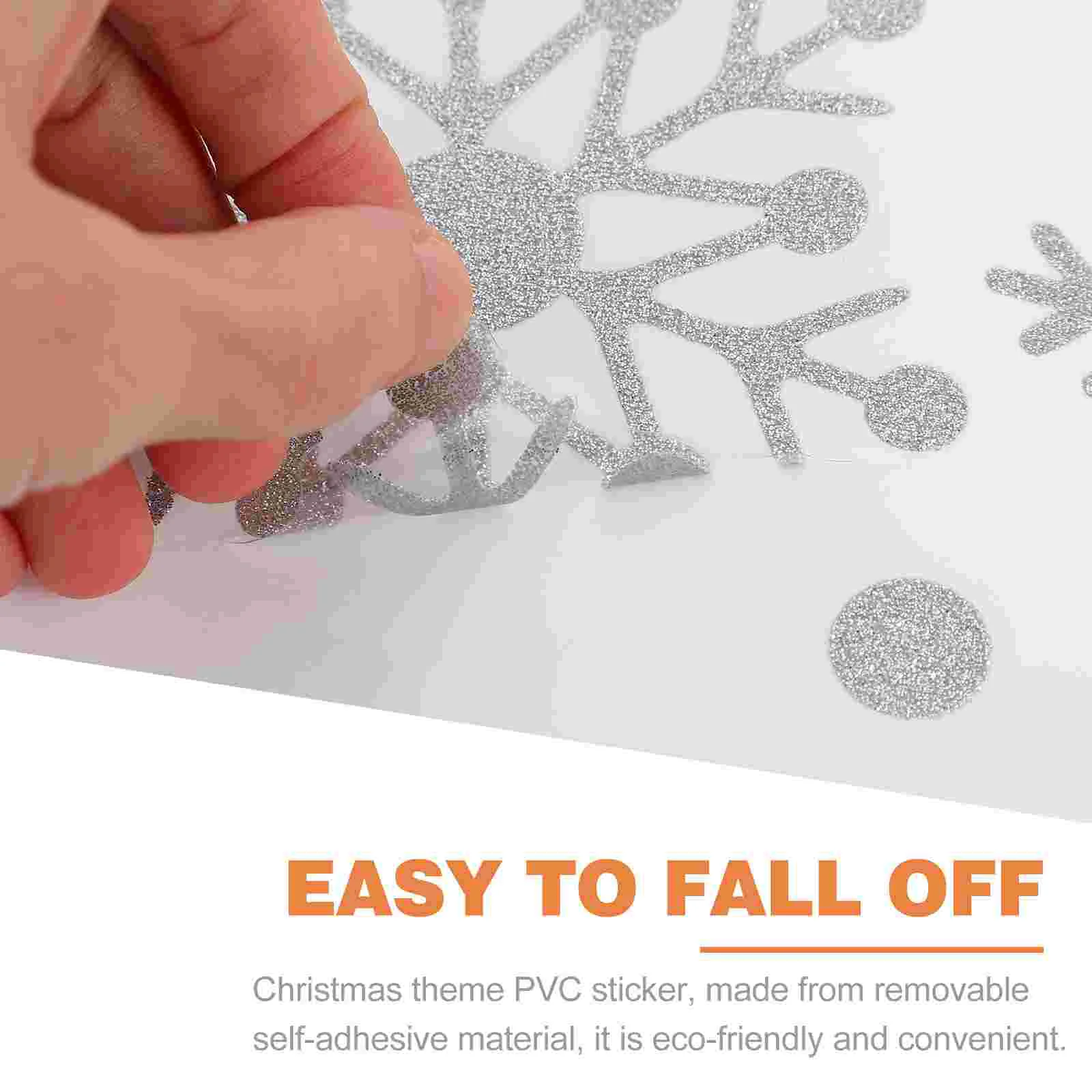 Decoração floco de neve adesivos decoração de natal pvc parede de natal decorar para janela vermelha vitrine
