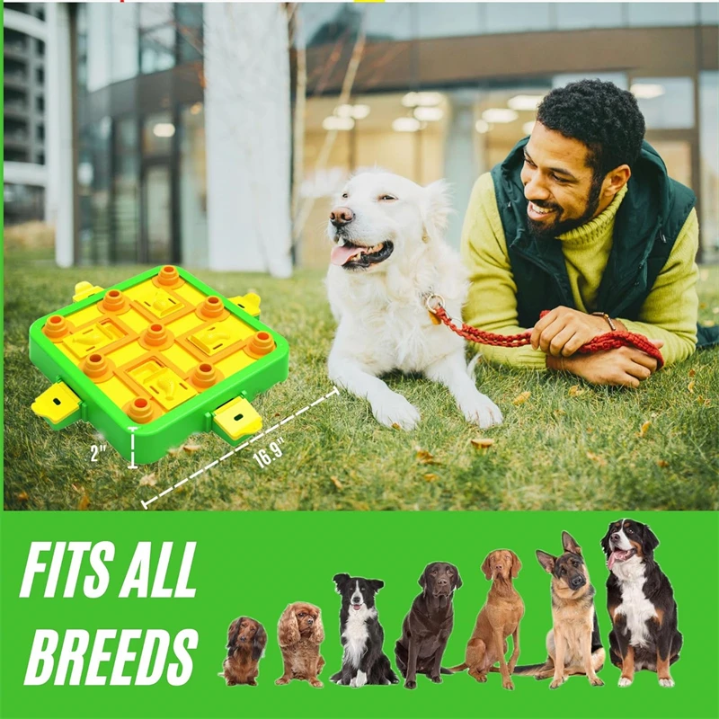 Dog Puzzle Toys Level 3in1 Enrichment Dogs Toys Mental Stimulation Treat Puzzle Feeder Interactive Boredom & Stimulating Dog Toy