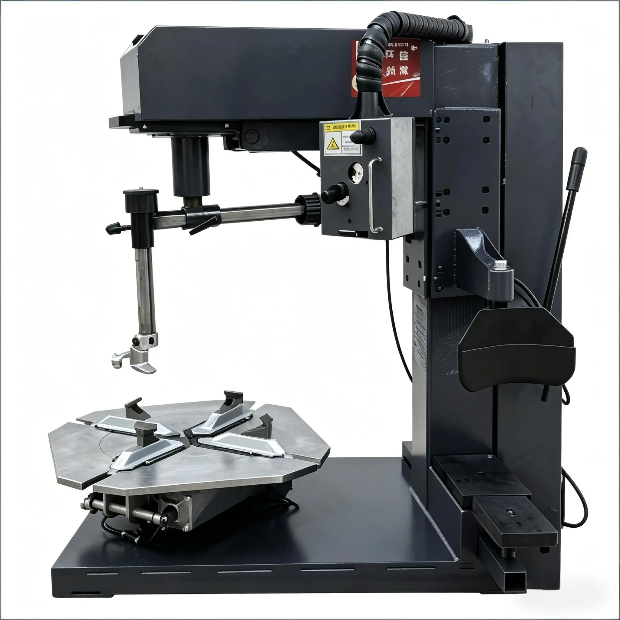 Hot-selling By109AT Tire Changer 10-22 Inch Vertical Lifting Pneumatic Chuck Motorcycle EV Tricycle Car Tire Repair Machine 500W view 2