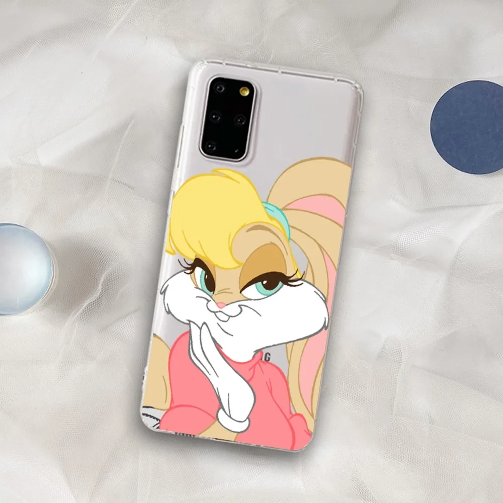 Funny Cute Rabbit B-ugs B-unny Mousepad for Samsung A12 21 30 31 51 52 70 71 for Redmi8 9 10 for Honor10 70 50 Clear Case image 5