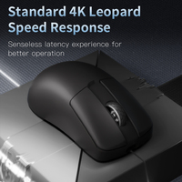 Darmoshark X1 Right-Hand Ergonomic PAW3950 Dual  4K Lightweight Gaming Office Wireless Mouse for Small to Medium Hands