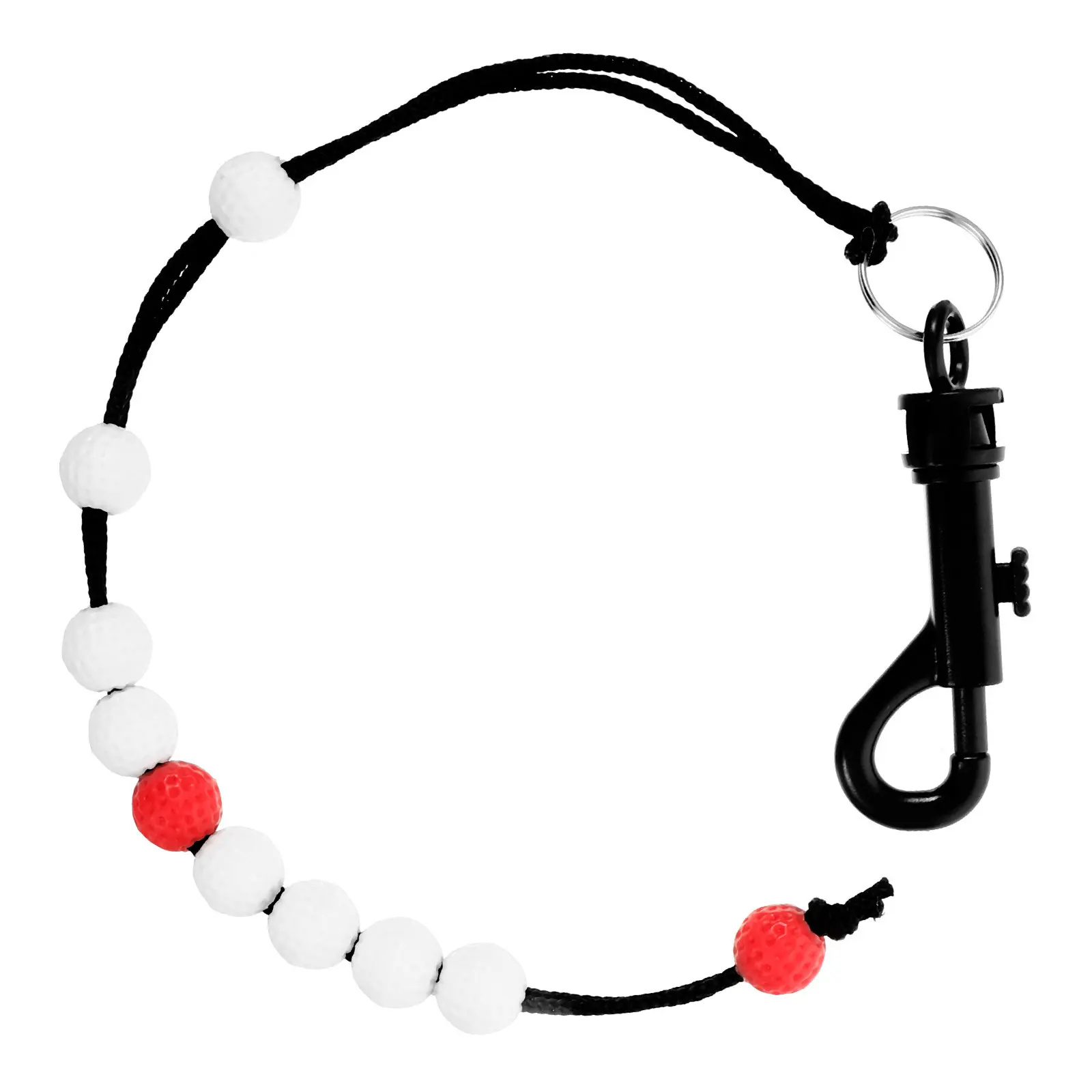 

Счетчик ударов для гольфа: портативный счетный инструмент с цепочкой из бусин для занятий гольфом, спортивных игр на открытом воздухе, тренировок и практики