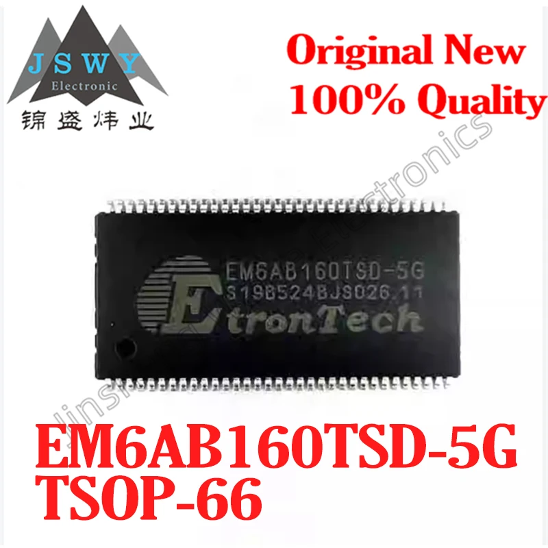 

(5/20pcs) EM6AB160TSD-5G TSOP-66 EM6AB160TSD/512Mb (64MB) Low Power SDRAM Chip/New Original Stock Electronics