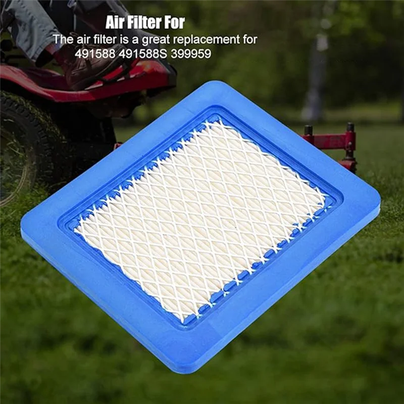 

LJL Lawn Mower Air Filter Square Filter Elements Suitable For Briggs & Stratton 491588 Lawn Mower Replacement Spare Parts