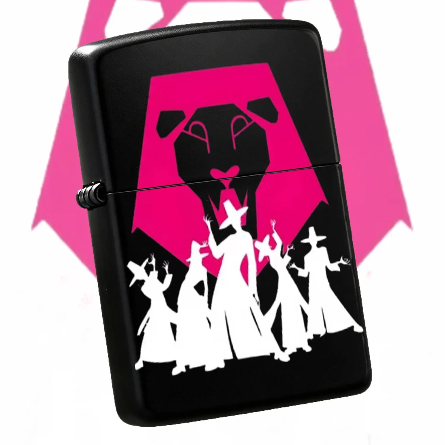 Creative Geometric Cute Animal Pattern Lighter Stylish Artistic Portable Ignition Tool Perfect For Daily Outdoor Camping Dating Commute Exquisite Practical Vibe-Enhancing Item Ideal For Giftingfor All Scenarios A Humorous And Interesting Li