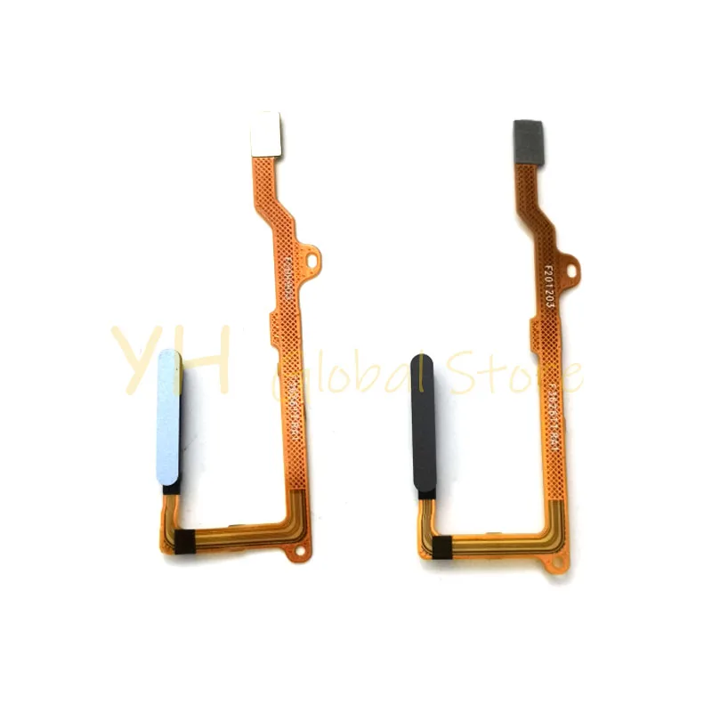 Botón de inicio para Huawei P40 Lite / Nova 6 SE / Nova 7 SE / Honor 30 Lite / Honor 30S, Sensor de identificación táctil con huella dactilar, Cable flexible