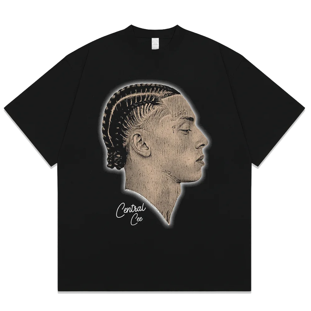 

Футболка Homage Tees свободного кроя с принтом американских рэперских персонажей, уличная модная молодежная летняя футболка в стиле High Street Fashion