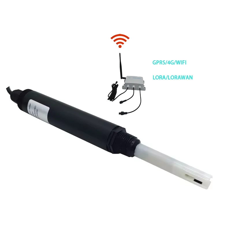 

4-20mA No Maintenance Online Digital Monitoring GPRS 4G WIFI Water EC Probe Electric Conductivity Meter Sensor Lora
