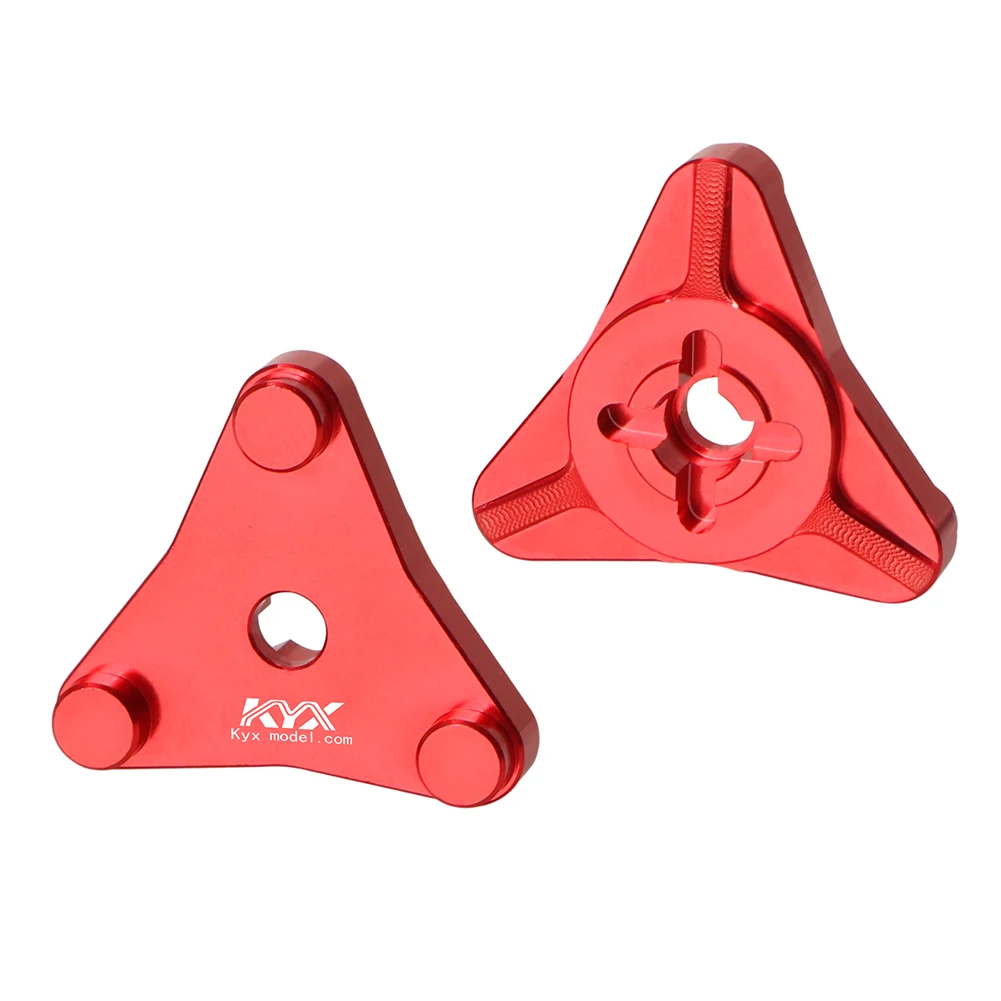 KYX سباق الألومنيوم محور عجلات محول جبل ترقيات أجزاء الملحقات ل 1/10 RC سيارة Tamiya Hotshot II The Bigwig #3