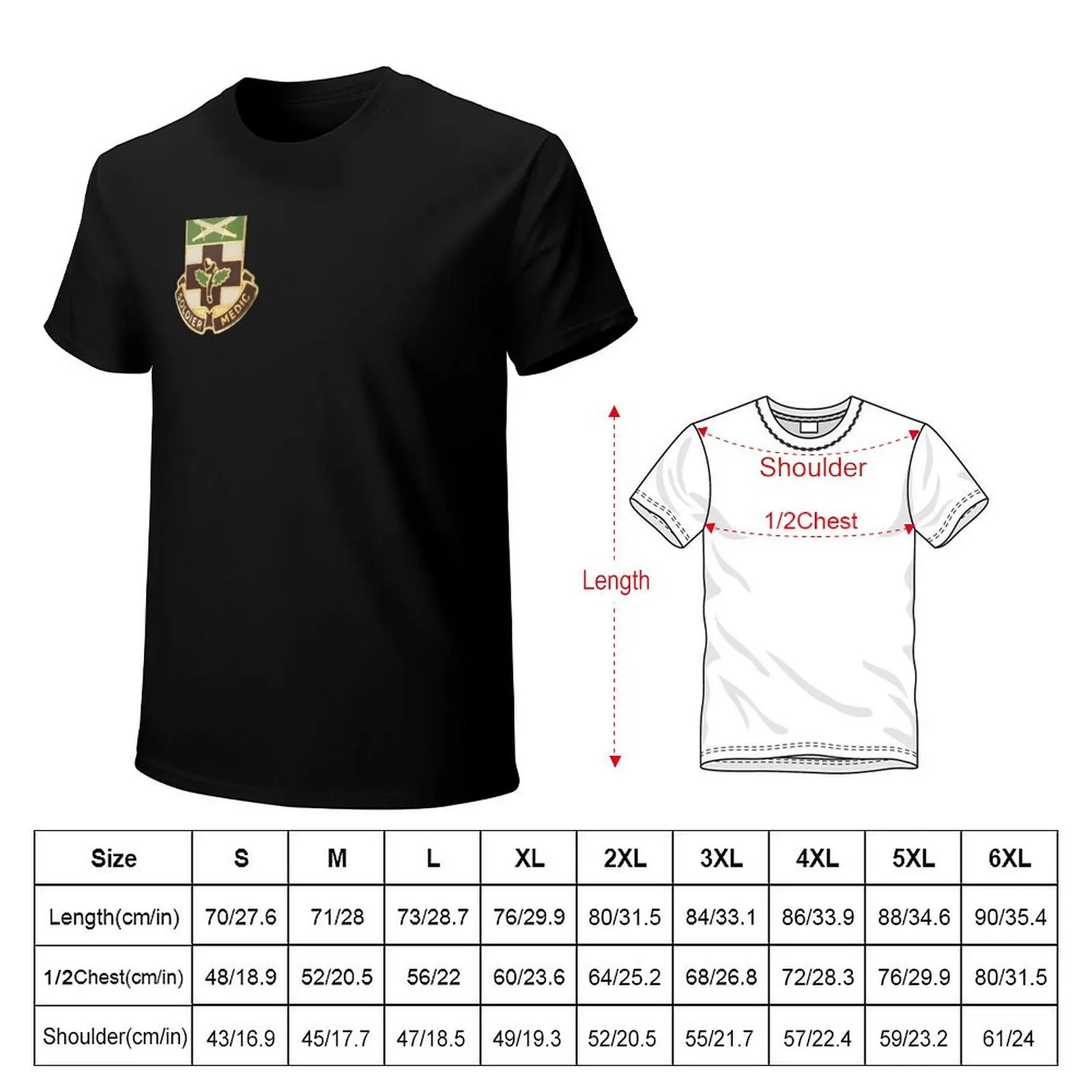 232nd Medical Battalion Unit Crest T-Shirt Urban Style Print T-Shirt