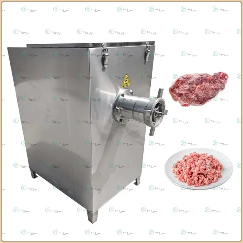 Customized Automatic Frozen Chicken Meat Cube Bone Meat Grinding Machine Meat Bone Paste Machine