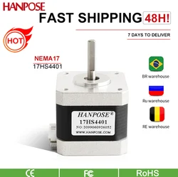 40MM Height 4-lead Nema17 non captive Stepper Motor 42 motor Nema 17 motor 1.5A 40N.CM 17HS4401 for 3D printer motor and CNC XYZ