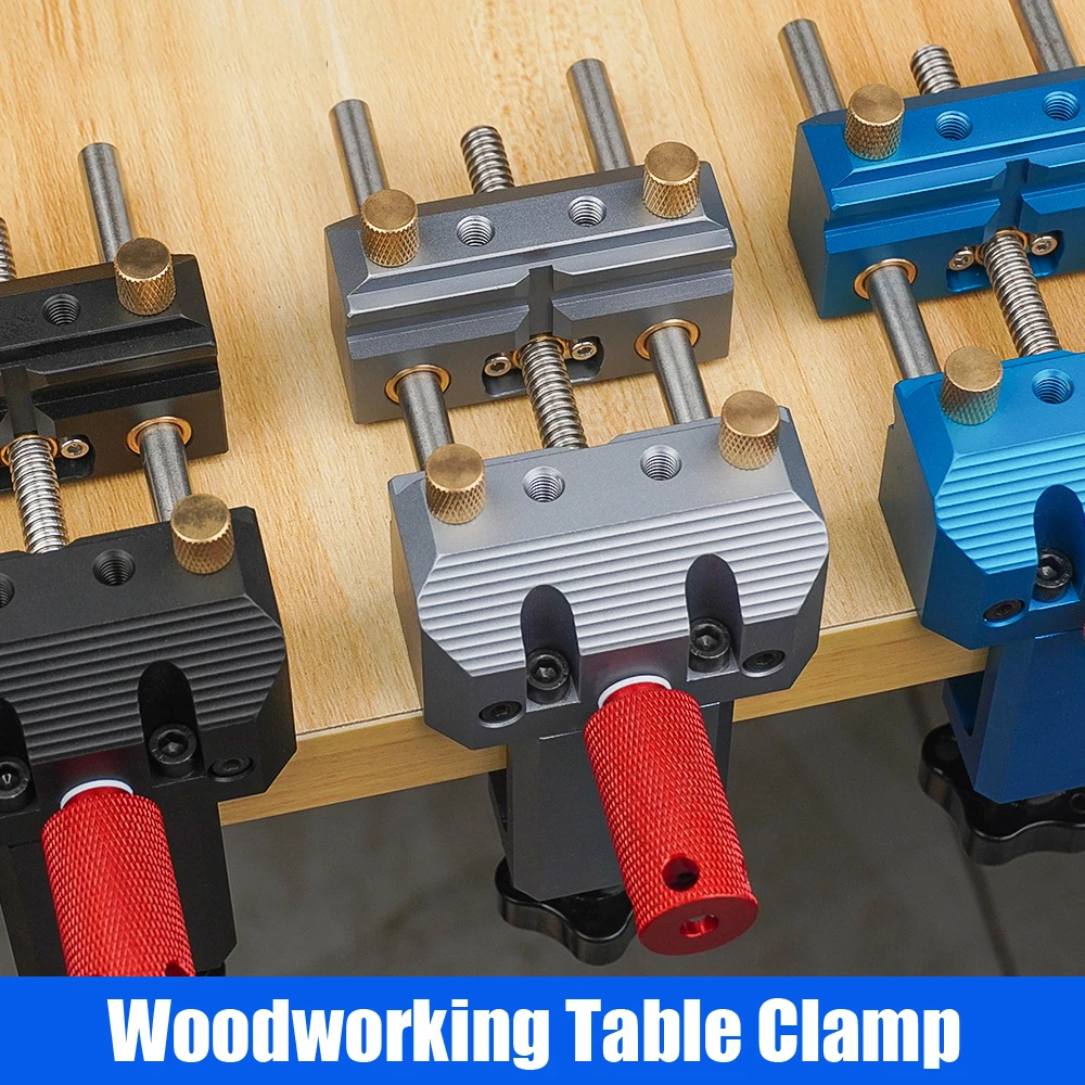 Precision Table Vice Bench Clamp Multifunctional Aluminum Alloy Clamp Mini Workbench Adjustable Woodworking Clamp Tools