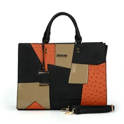 16 inch (39.5cm) high quality stitching and stitching process fashion tote bag trendy ladies handbag large capacity