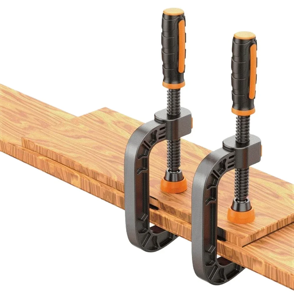 Heavy Duty Spring Clamps Reinforced Durable Fixed Strong Clamping Jaw Clip for Wood Working Clamps Woodworking Tools Accessories