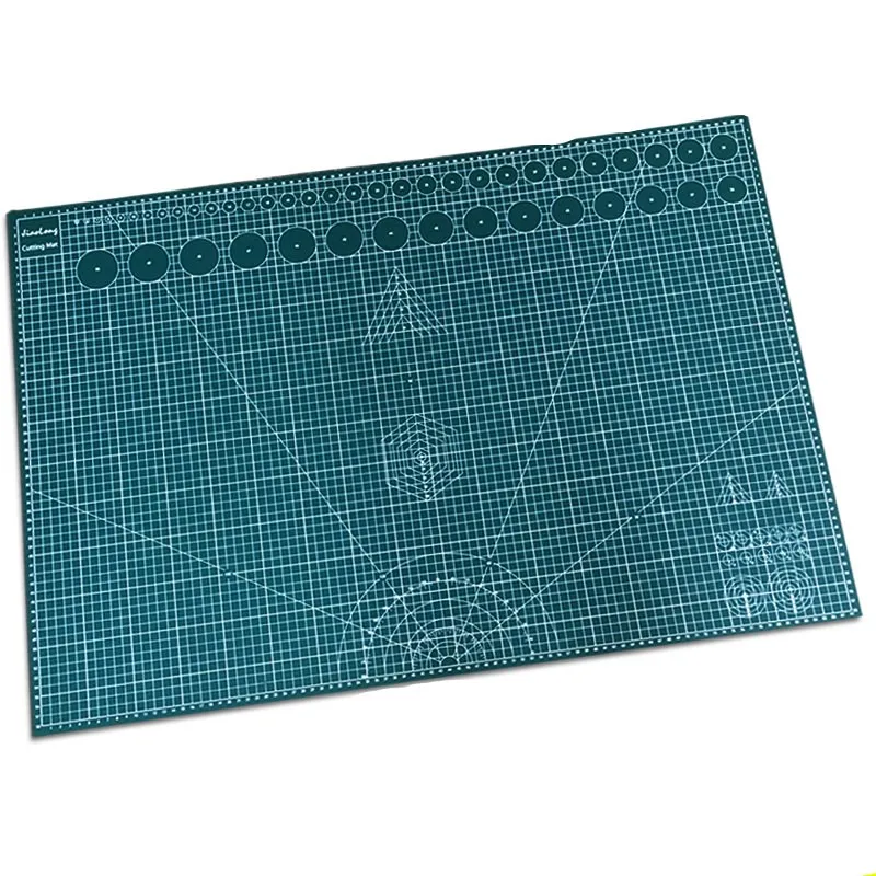 Yeni Kesme Mat A1 Pvc Dikdörtgen Kendinden Şifa kalın Masaüstü Koruma Mat A1 Zanaat Koyu Green90cm * 60 cm * 0.3 cm