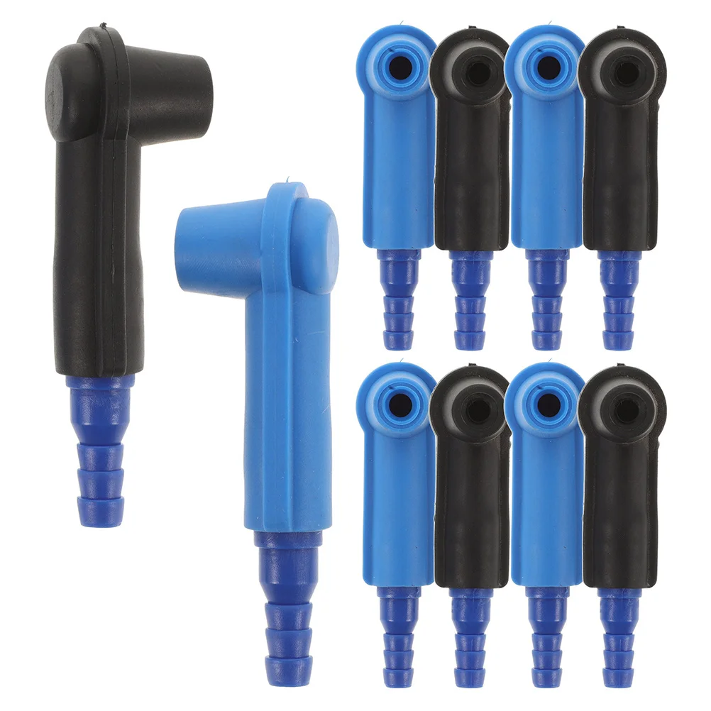 

12Pcs Brake Fluid Connectors Blue Quick-Release Adapters for Efficient Car Truck Motorcycle Brake Bleeding and Fluid Change Hose