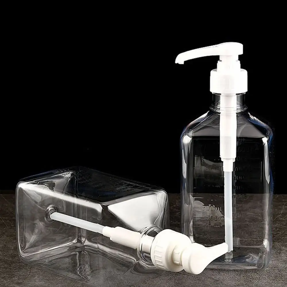 New 1600ml Coffee Syrup Press Bottle with Scale 5/8/10CC Syrup Drip Dispenser Large Capacity Lotion Dispensing Bottle