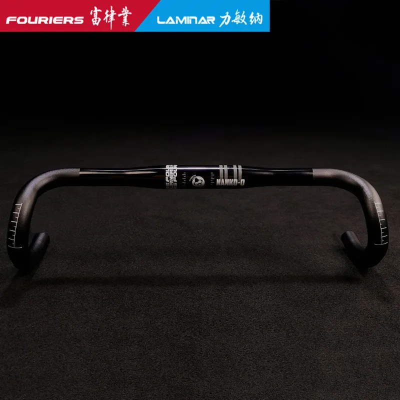 

FOURIERS HB-RA010 Road Bicycle Handlebar Material AL 6061 Compact bend 12 degrees Travel Bent Bar 31.8*380/400/420/440mm