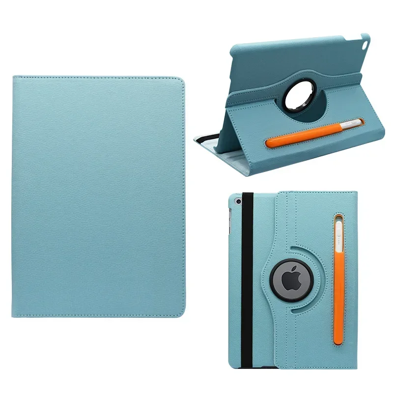 IPad Case Faux Leather Lychee Pattern with Pen Slot Wear-resistant Drop-proof for IPad 7 8 9th 10.2inc  Air 3 4 5 Tablet Case