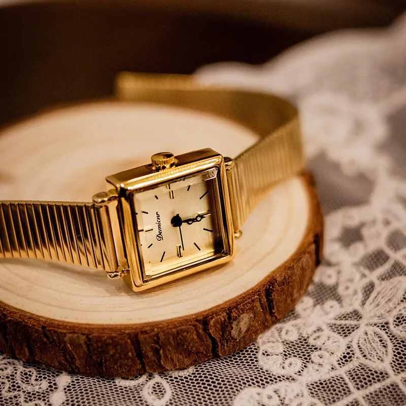 

Women'S Collection Vintage Leather Strap Watches, Antique Women'S Watches High-End Luxury Ladies' Wristwatches Watch Accessories