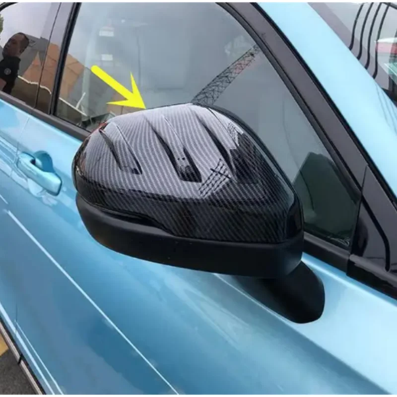 Fit For Honda ZR-V HRV 2022-2024 ABS Carbon Fiber Rearview Mirror Reverse Mirror Cover Shell Modification