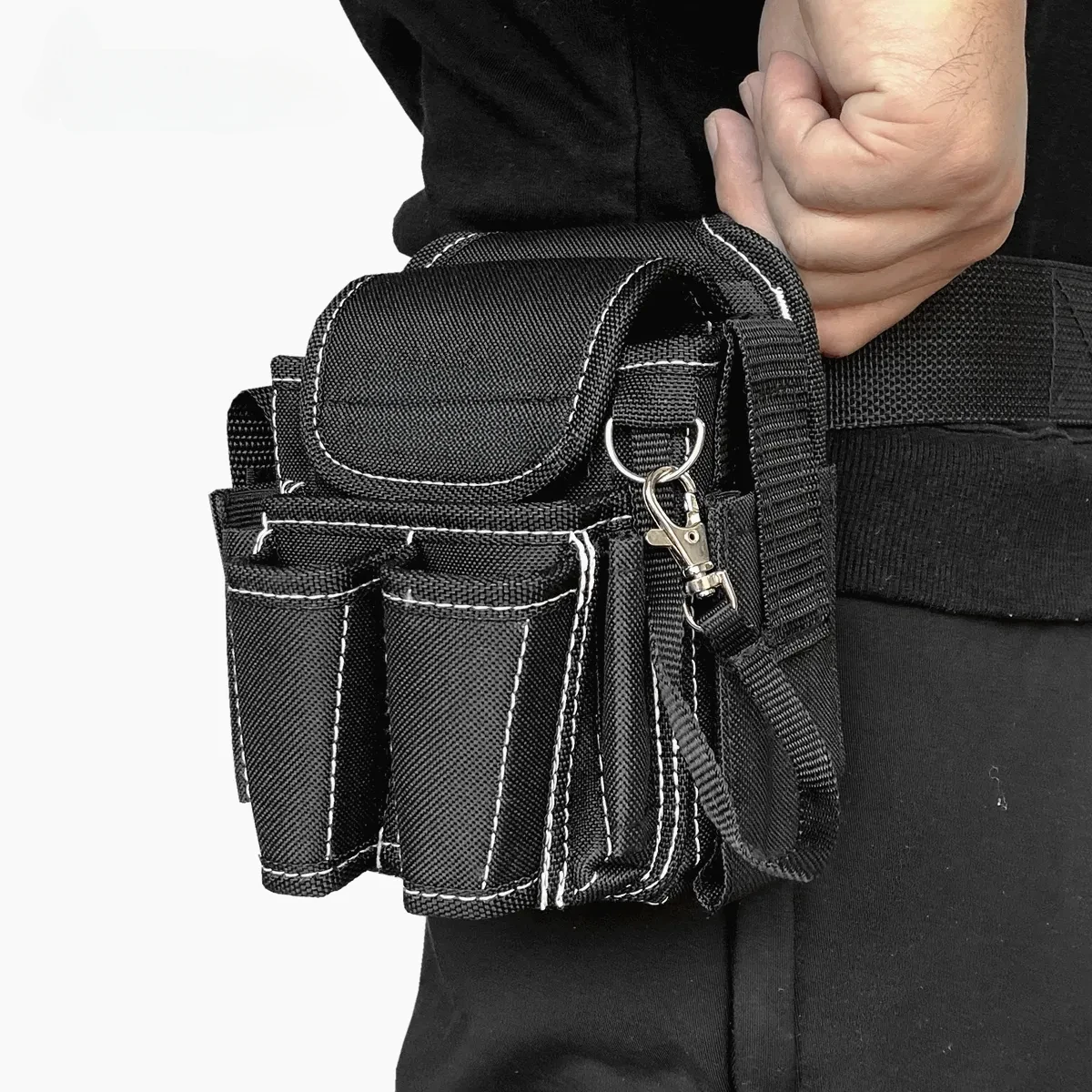 Tool Waist Bag, Special Waist Bag For Thickened Waterproof Multimeter Multi-functional Electrician Tool Bag