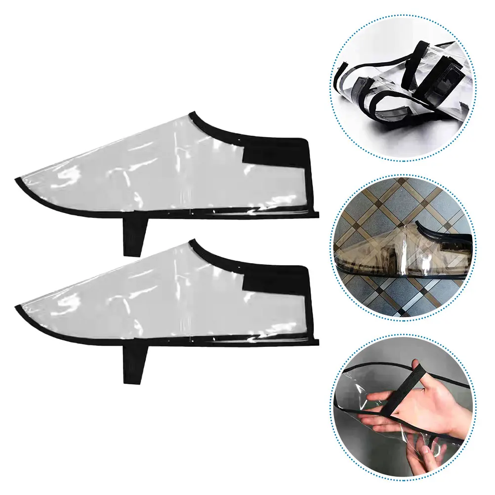 

2pcs Thickened Shoe Non-Slip Outdoor Indoor Shoe Covers Durable Protective Sleeves Travel Camping Boots Covers