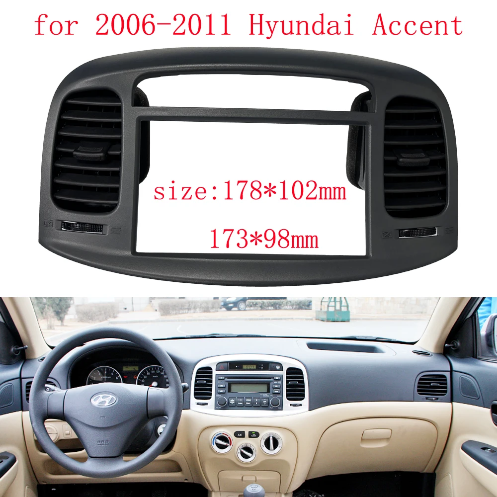 847401 E500XM Wylot powietrza deski rozdzielczej samochodu Części montażowe Akcesoria Do Hyundai Accent 2006-2011