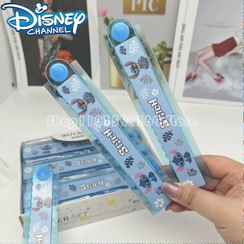 

Disney Stitch Ruler Cartoon Folding Ruler Stationery Fine Arts Drafting Supplies School Supplies Gifts Children's Stationery