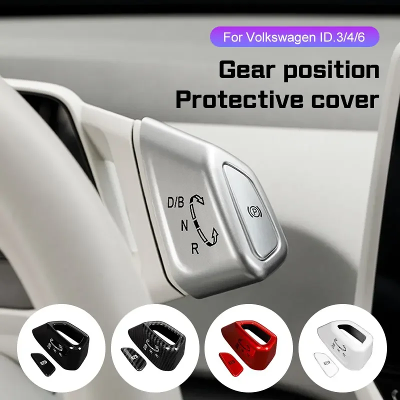 For VW Volkswagen ID.3 ID.4 ID3 ID4 CROZZ ID6 Car Gear Knob Decor Panel Frame and P Button Cover Trim Interior Sticker Accessory