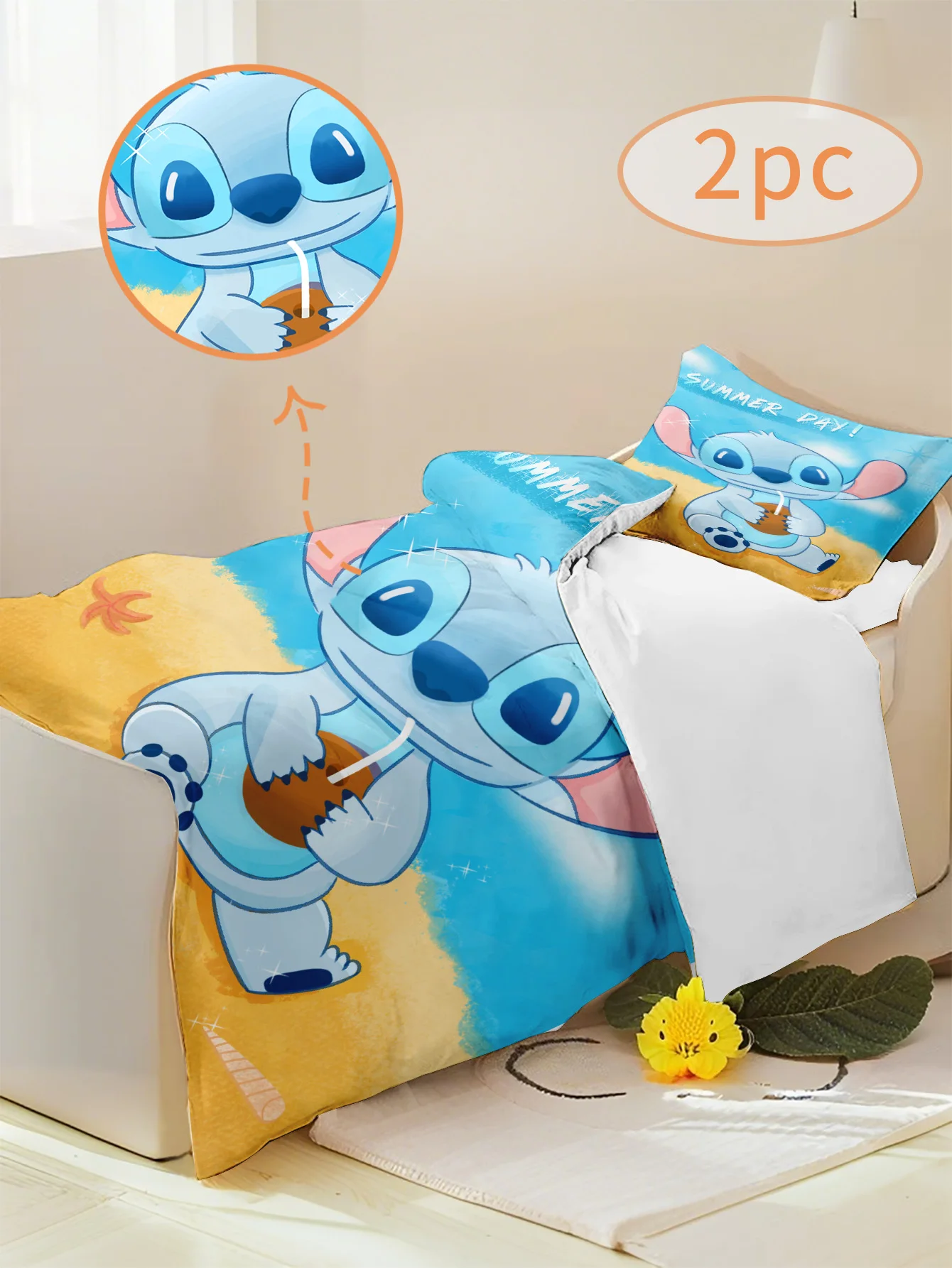 

Stitch Baby/child Duvet Cover Set Bedding Comforter Sets 3D Children'S Bedding Set 2-Piece Maternity and baby bedding