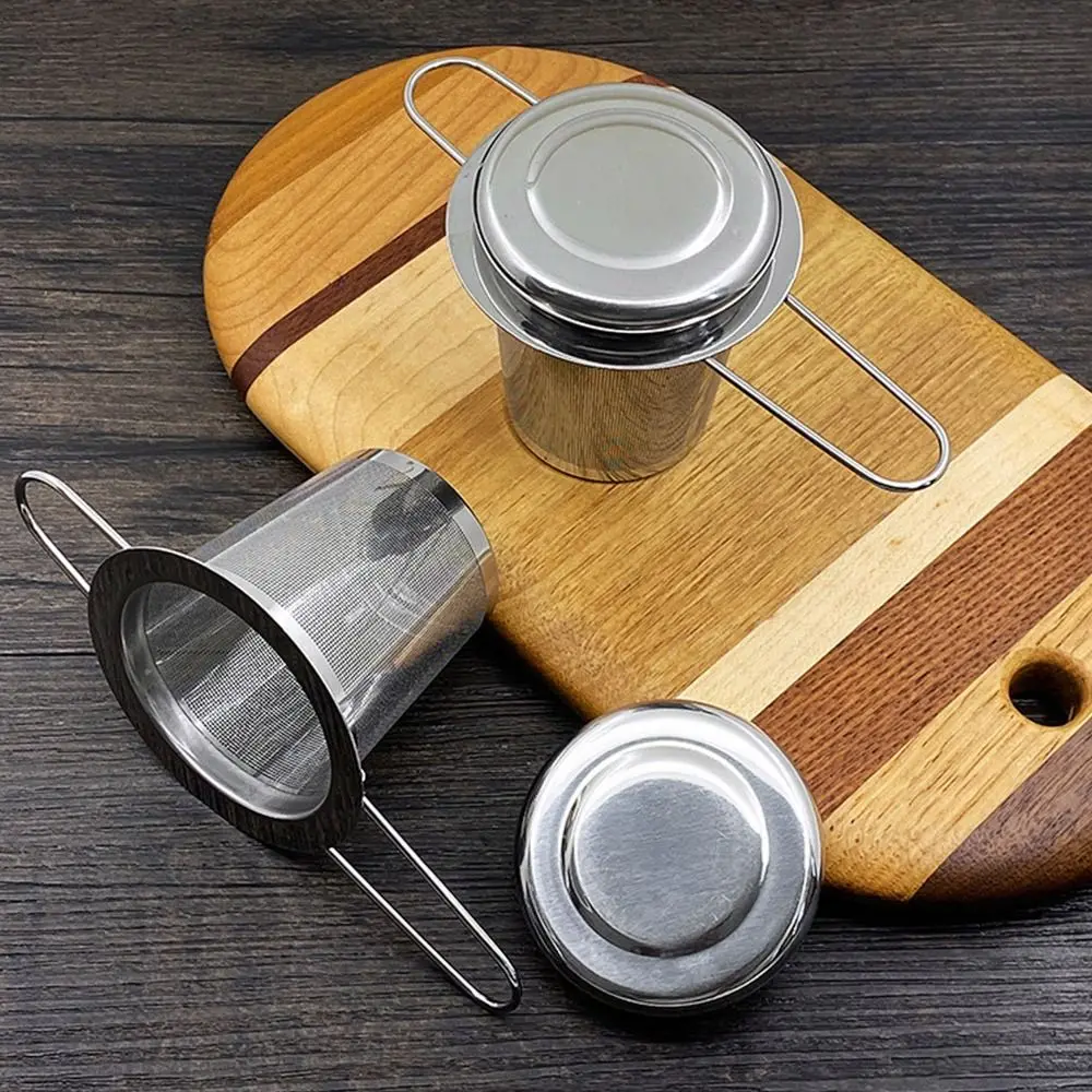 Stainless Steel Mesh Tea Infuser Reusable with Lid Tea Strainer Multi-functional Tea Bag Diffuser Tea Infuser Filter Kitchen