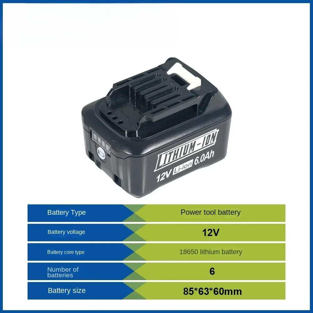 Reemplazo para batería de herramienta eléctrica Makita BL1016 12V 3.0Ah 4.0Ah 5.0Ah 6.0Ah