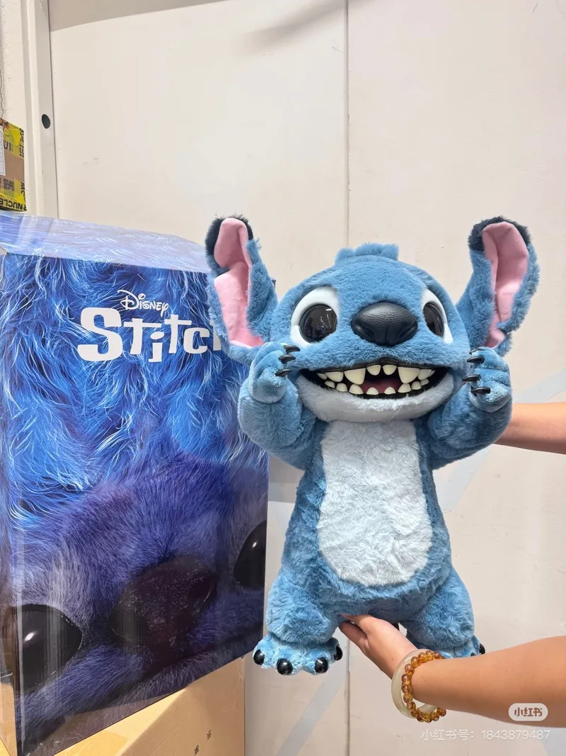 本物の 16/28/52 センチメートルディズニーステッチぬいぐるみかわいいアニメステッチバックパックペンダント人形ぬいぐるみフィギュアおもちゃクリスマスギフト