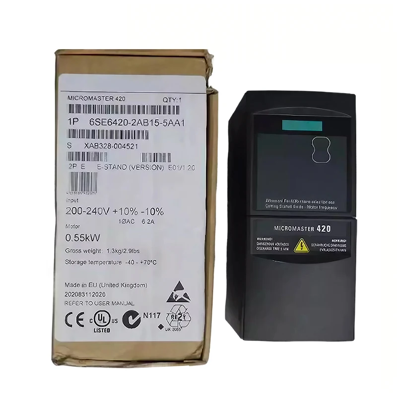 

Spot Stock Products 6SE6420-2AB15-5AA1 6SE6 420-2AB15-5AA1 Inverter Brand New Original Available Plc Controller