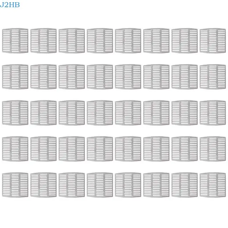 

J2HB Pack of 40 Weep Hole Vent Covers Steel Brick Wall Weep Vent Covers set Comprehensive Steel Weep Hole Covers for House