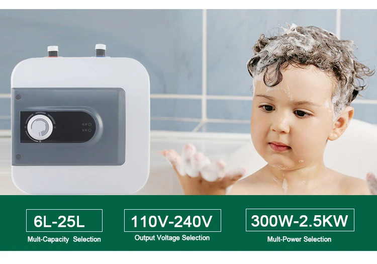 Water Heater Hot Geyser 25l Storage Water Heater Shower Square Water Heater