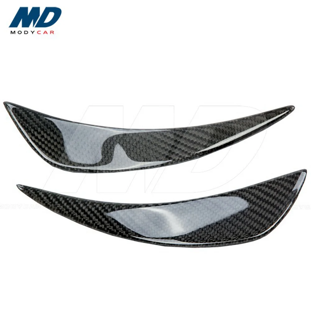 For BMW 3 4 Series F80 F82 M3 M4 2014-2016 Carbon Fiber Auto Parts R Style Front Bumper Canards