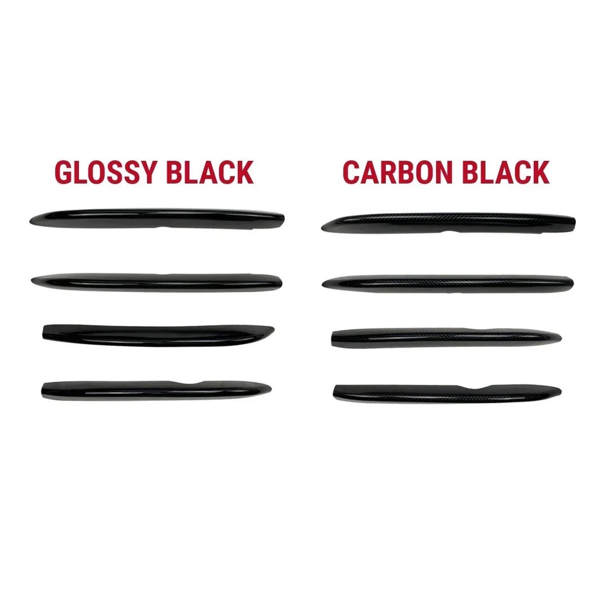 4PCS Front Bumper Air Vent Splitter Canard For Mercedes Benz CLA W118 C118 CLA35 2020+ Auto Spoiler Glossy Black Carbon Look