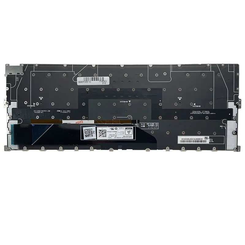 Imagem -02 - Teclado do Portátil com Retroiluminação us ru para Dell Xps13 9300 9310 9301 2023 P117g 00y78c Novo