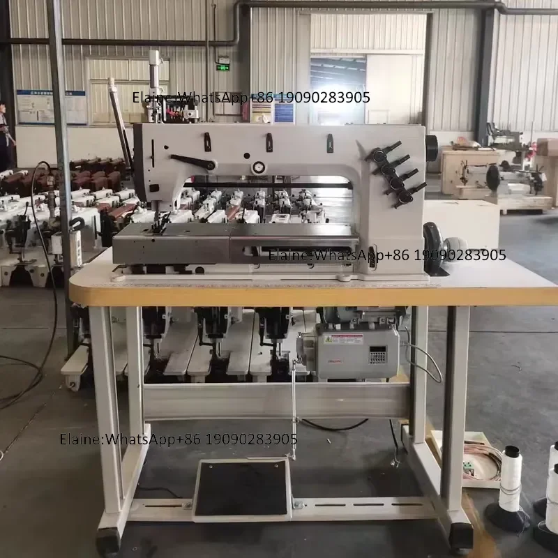 QK-H24 Double 4 Thread Synchronous Special Machine extra Thick Material Flat Lockstitch Sewing Machine