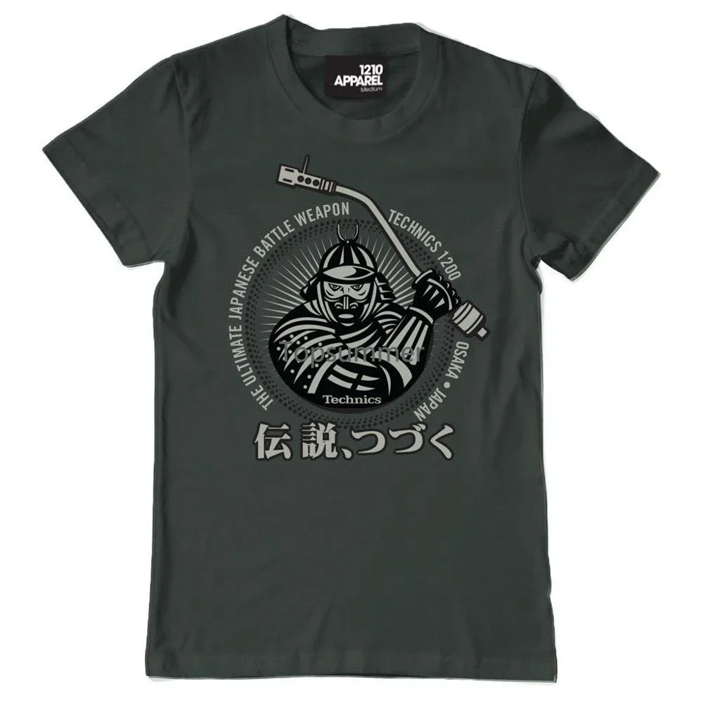 Technics Dmc T-Shirt Samurai Dj New Fashion Brand-Clothing Hip-Hop Simple Splicing Tee Tops 3D Printed T-Shirts